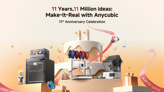 Soldes du 11e anniversaire d’Anycubic 2026 : réductions sur les imprimantes 3D et offres spéciales sur les matériaux