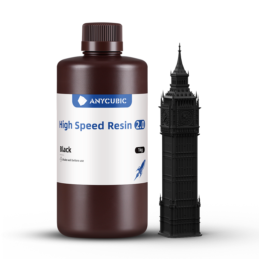 Résine 3D Anycubic Haute Vitesse 2.0 - 1kg Gris, Faible Viscosité, Impression Ultra-Rapide Jusqu'à 170 Mm/h - Compatible Photon Mono M7 Pro Résine 3D Anycubic Haute Vitesse 2.0 - 1kg Gris, Faible Viscosité, Impression Ultra-Rapide Jusqu'à 170 Mm/h - Compatible Photon Mono M7 Pro
