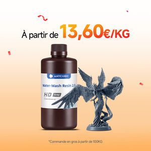 Résine Lavable à l'Eau 2.0 10-100KG