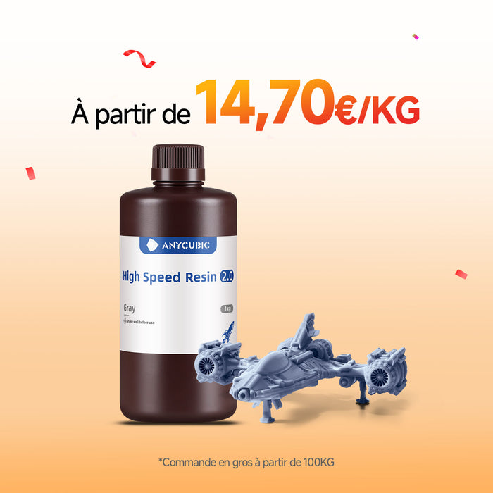 Résine Haute Vitesse 2.0 10-100KG