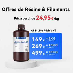 Offres de ABS-Like Résine V2 5-20kg