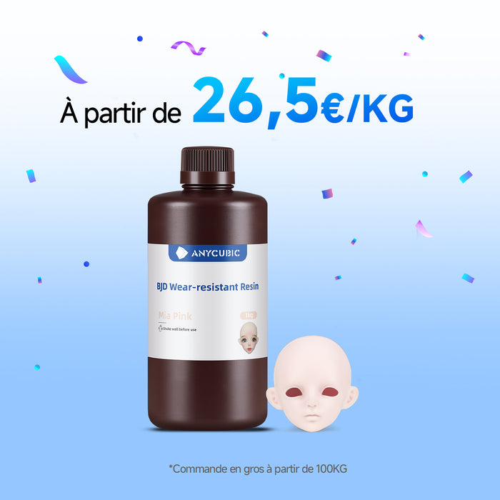 Résine BJD Résistante à l’Usure 10-100KG