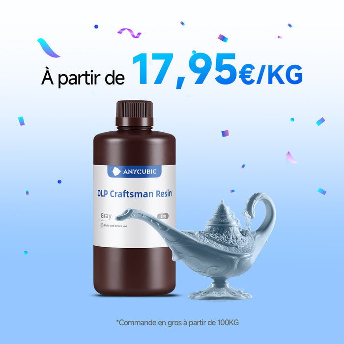 Résine Artisanale DLP 10-100KG