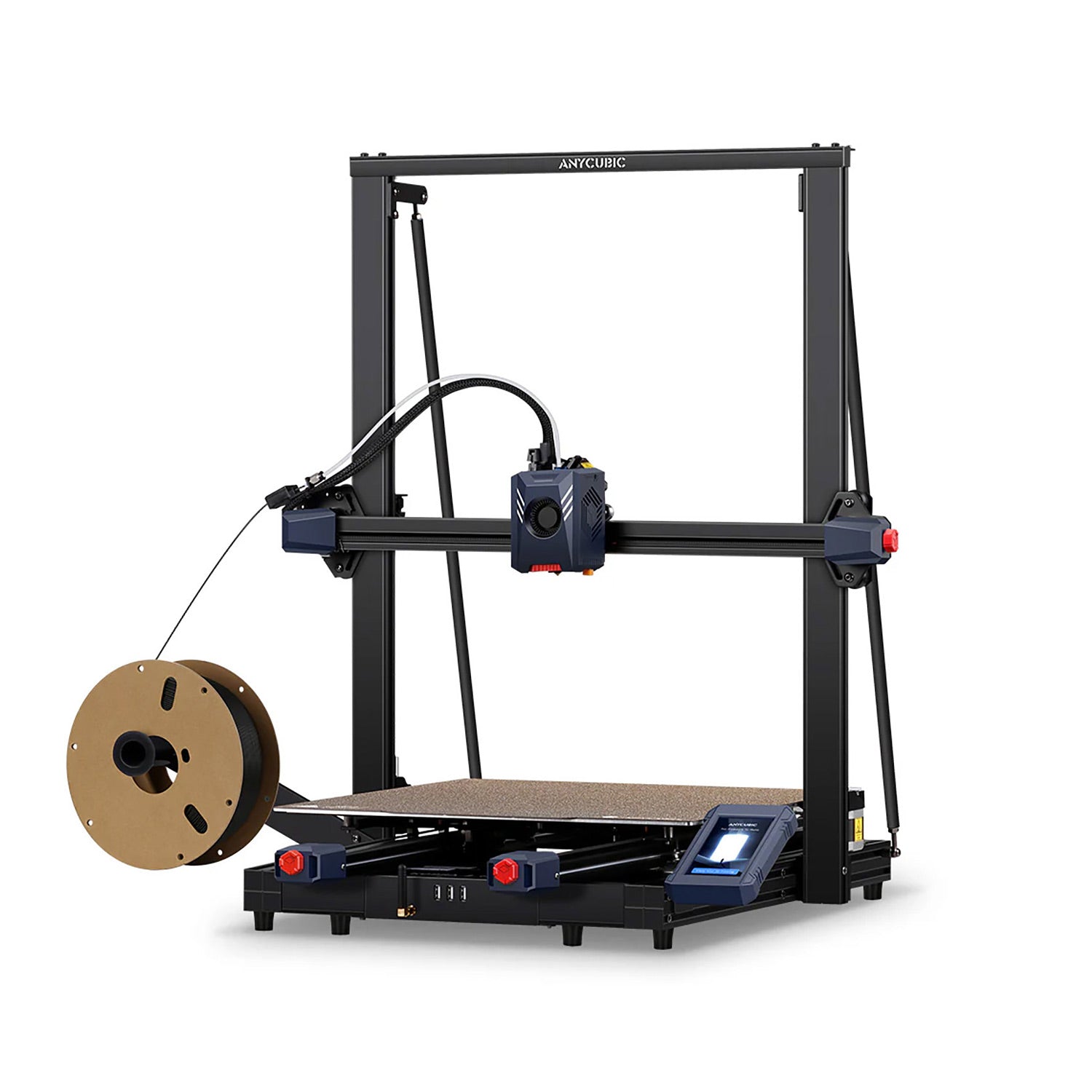 Anycubic Imprimante 3D Kobra 2 Plus, grand volume d'impression de 41 L, impression haute vitesse 500 mm/s, contrôle intelligent par application, nivellement automatique, extrudeuse directe à double Anycubic Imprimante 3D Kobra 2 Plus, grand volume d'impression de 41 L, impression haute vitesse 500 mm/s, contrôle intelligent par application, nivellement automatique, extrudeuse directe à double