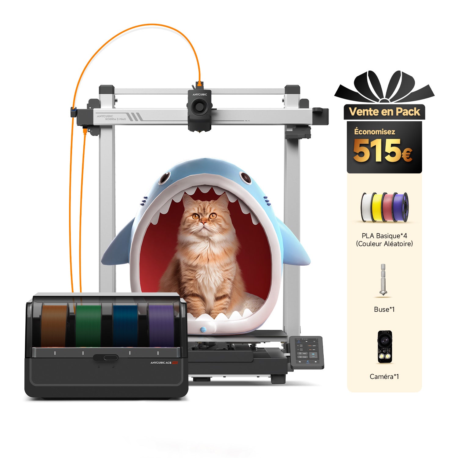 Kobra 3 Max Combo - Lot de 4 couleurs