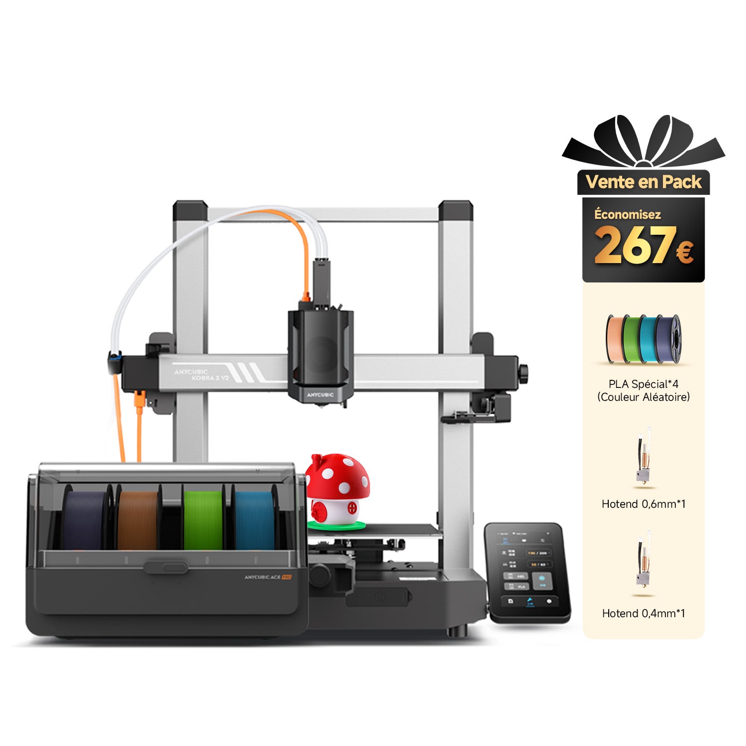 Kobra 3 V2 Combo - Lot de 4 couleurs