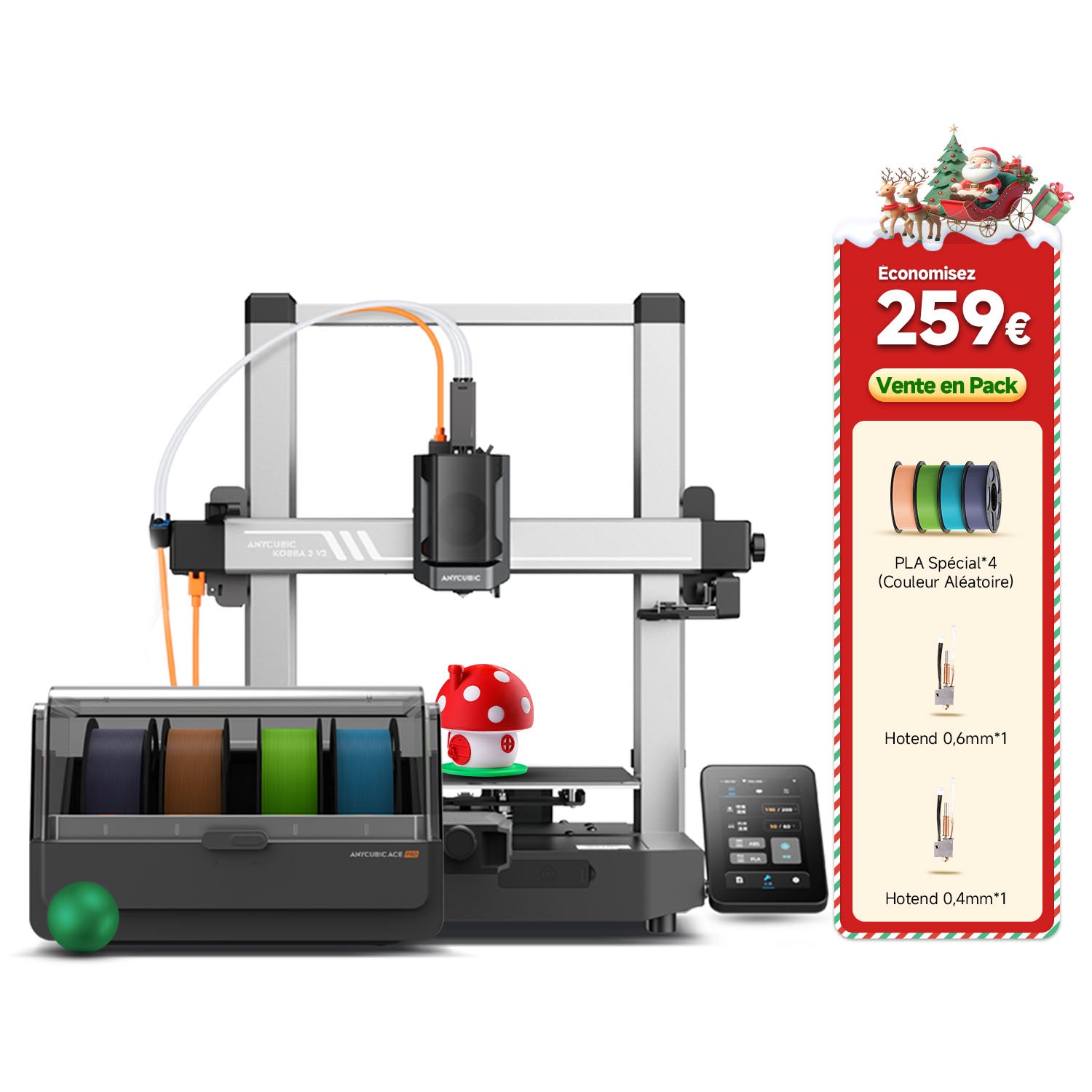 Kobra 3 V2 Combo - Lot de 4 couleurs