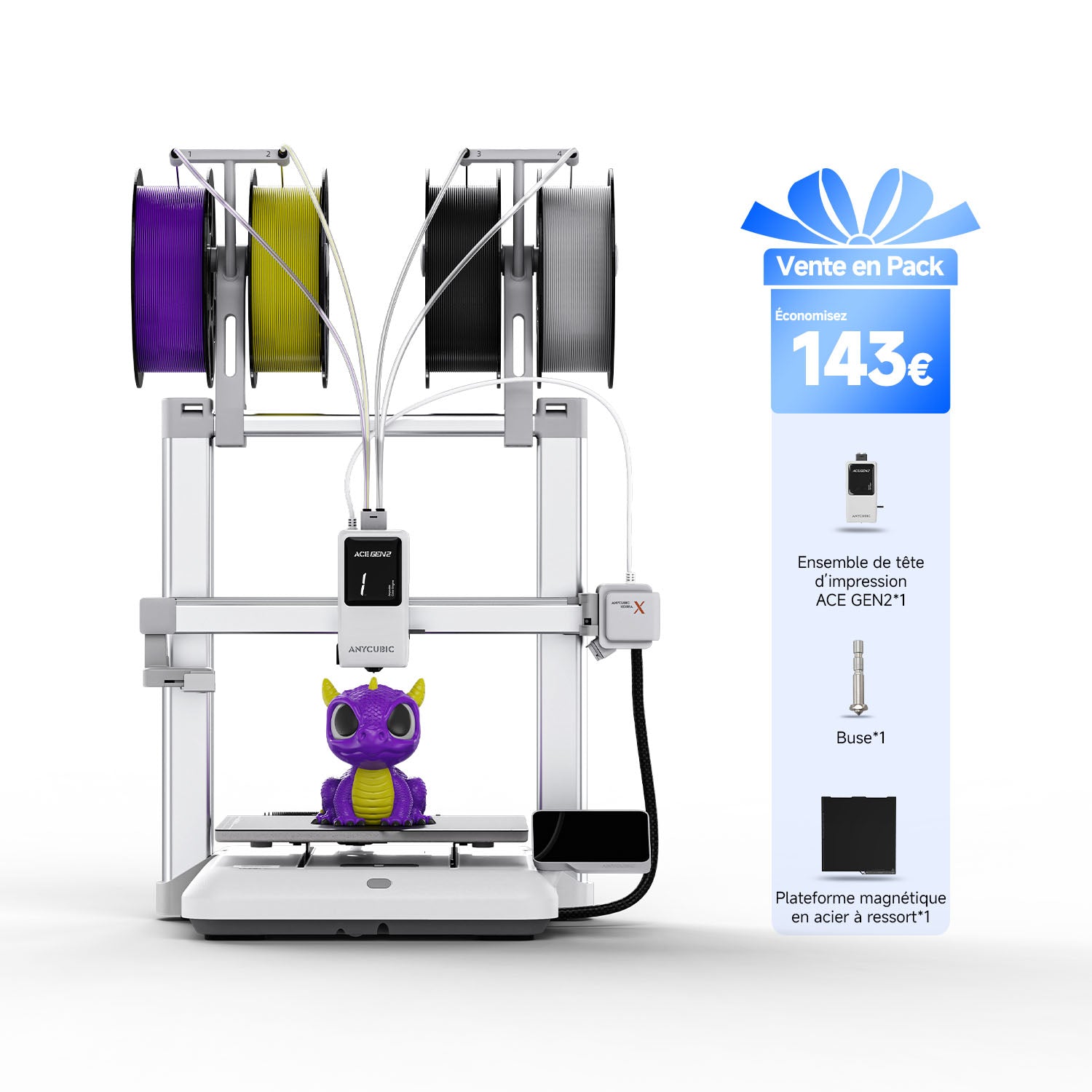 Anycubic Kobra X – Pack Tout-en-un Complet