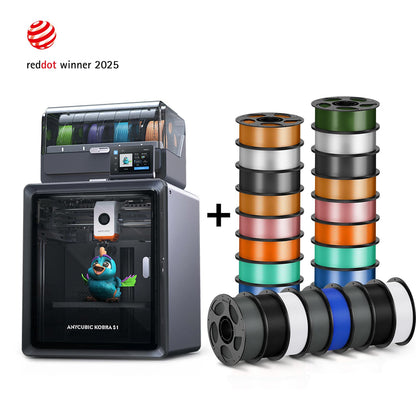 Anycubic Kobra S1 Combo – 24 bobines de filament avec livraison gratuite