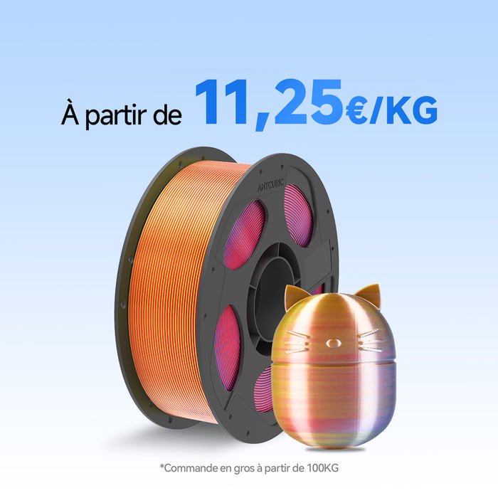 PLA en Soie Bicolore/Tricolore 10-100kg