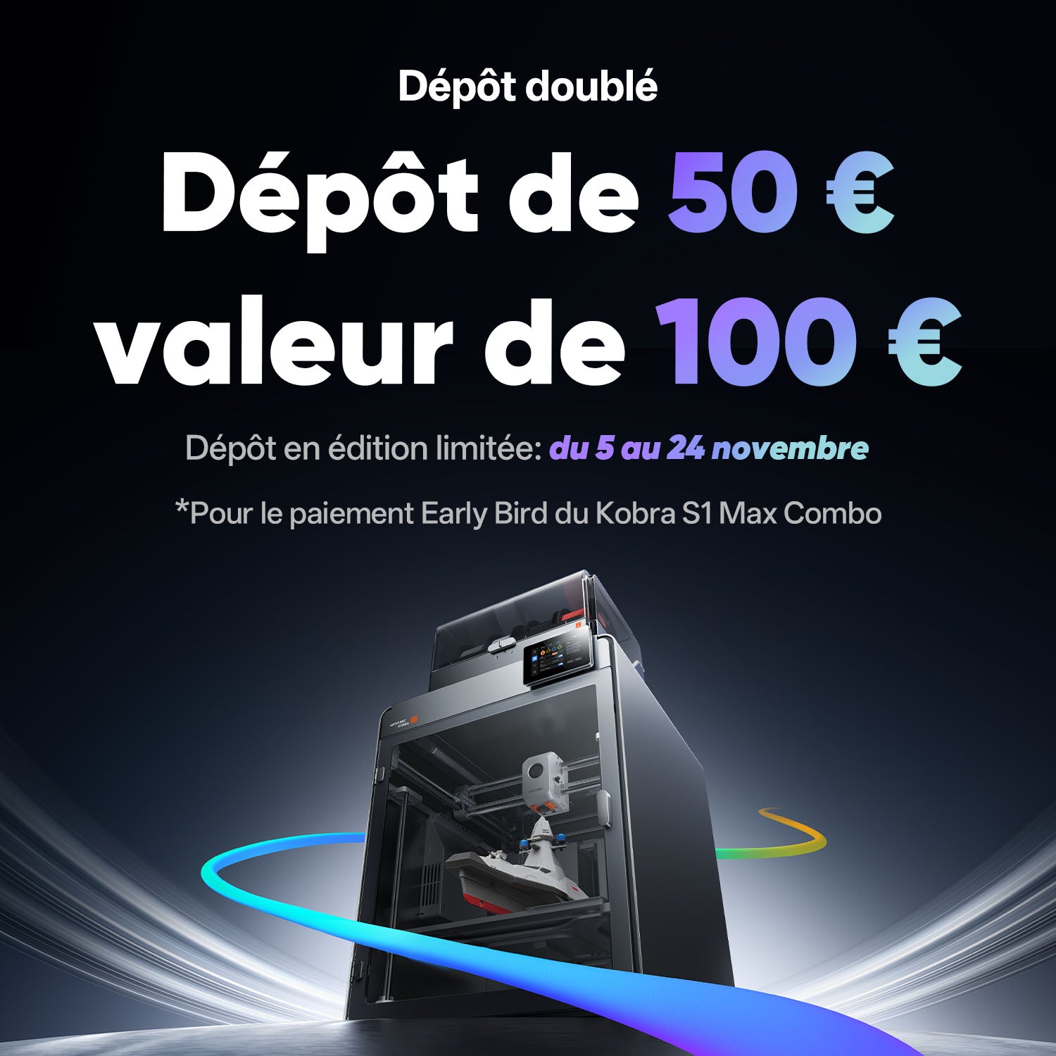 Anycubic Kobra S1 Max Combo Dépôt