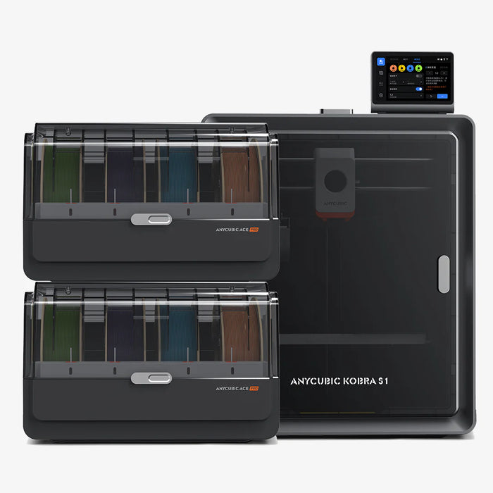 Lot de filaments Kobra S1 Combo 8 kg (PLA spécial, PLA haute vitesse) - 8 couleurs