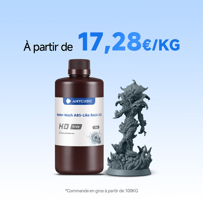 Résine Type ABS Lavable à l’Eau 3.0 10-100KG