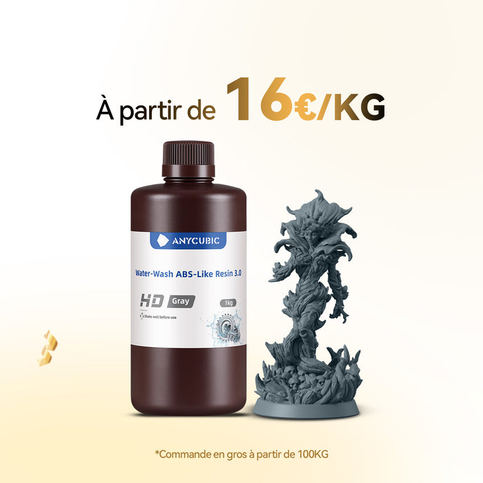 Résine ABS lavable à l'eau 3.0 10-100KG