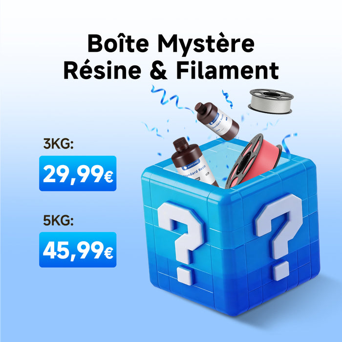 Anycubic Boîte Mystère de Résine et de Filaments